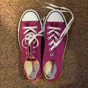 Pink/purple Converse All Stars Size 9.5